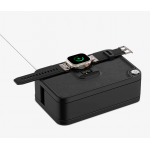 Spigen SGP Επιτραπέζια βάση Organizer για Apple Watch Band S340 με λειτουργία φόρτισης, 90° σύστημα περιστροφής & αποθηκευτικούς χώρους - ΜΑΥΡΟ - AMP07602